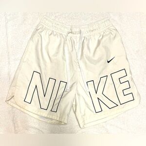 Nike Men's Cream Athletic Shorts